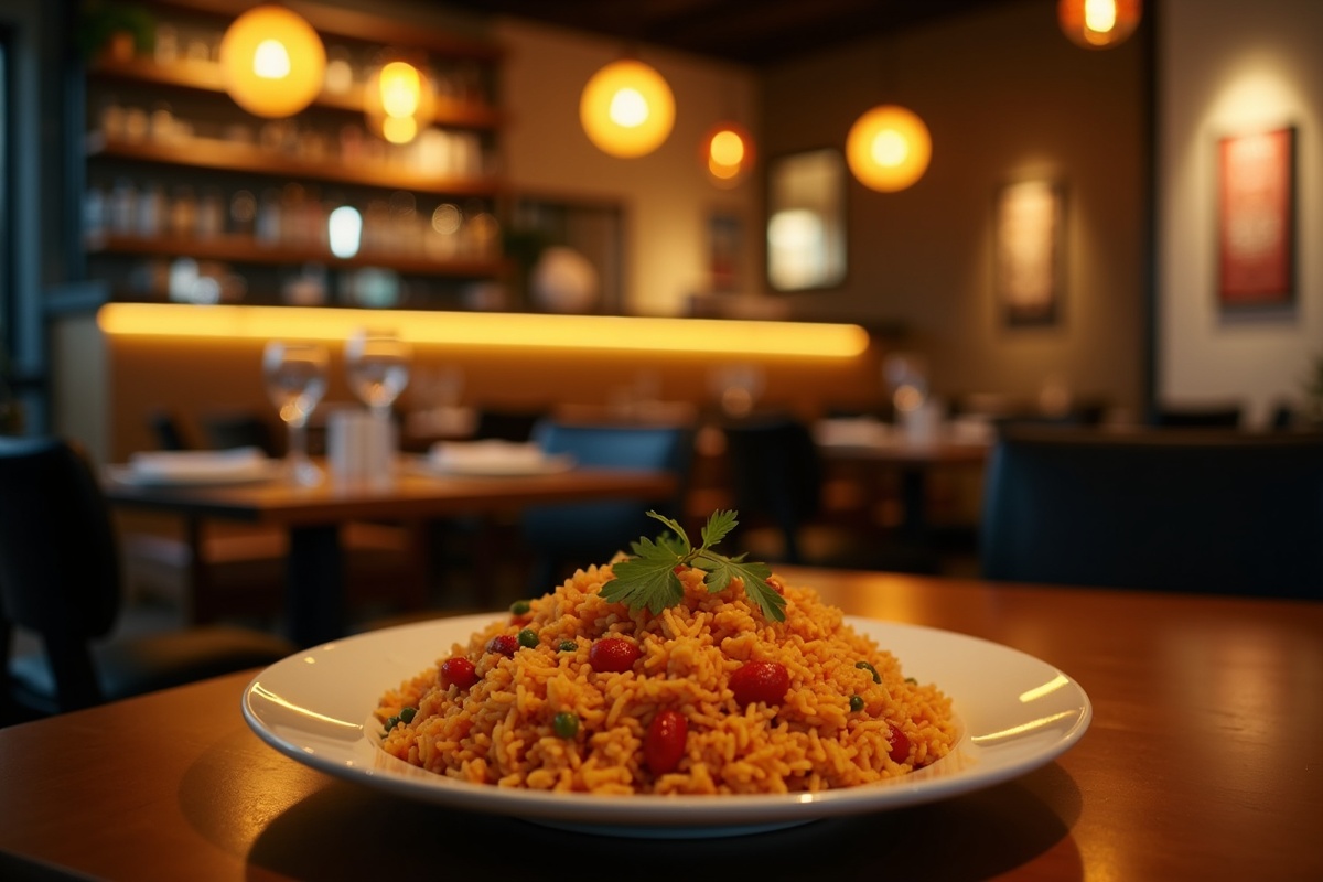 A stylish African restaurant interior — XCelerate AI takes the orders